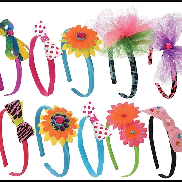 134-Piece Kids Fashion Headbands to create different styles - Picture 2 of 5